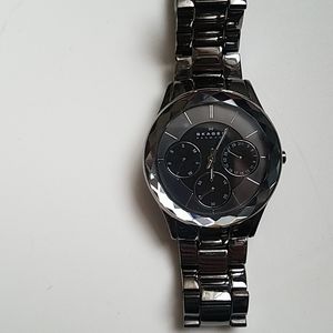 Skagen stainless steel link watch